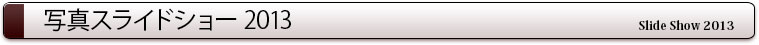 写真スライドショー 2013